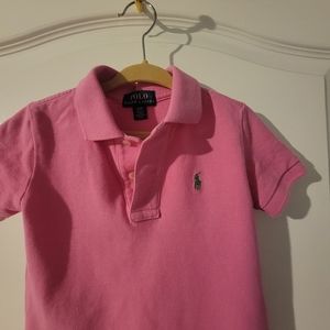 Toddler's Pink Ralph Lauren Polo Shirt sized 2T